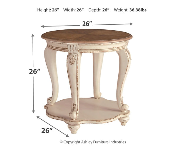 Realyn Round End Table