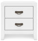 Binterglen Two Drawer Night Stand