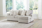 Eastonbridge Sofa Chaise, Chair, and Ottoman