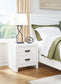 Binterglen California King Panel Bed with Mirrored Dresser, Chest and 2 Nightstands