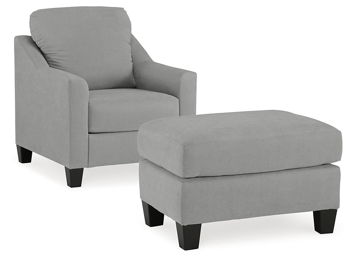 Adlai Chair and Ottoman