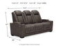 HyllMont PWR REC Sofa with ADJ Headrest