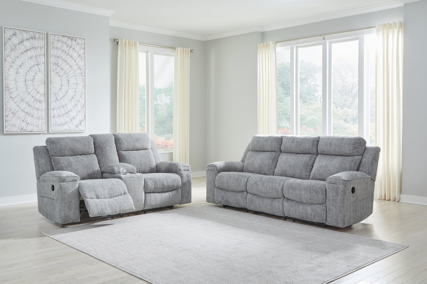 Buntington Sofa and Loveseat