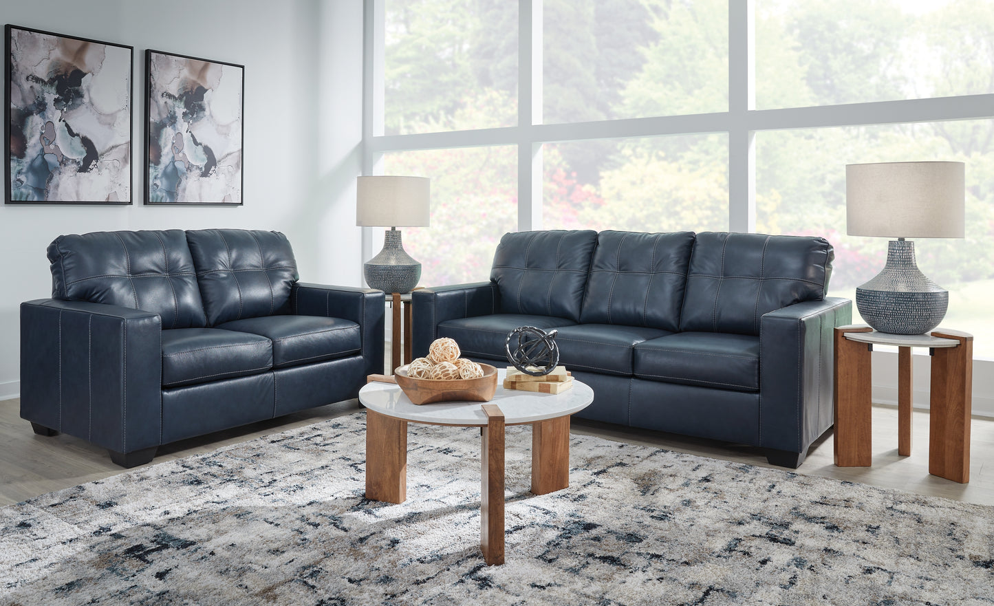 Santorine Sofa and Loveseat