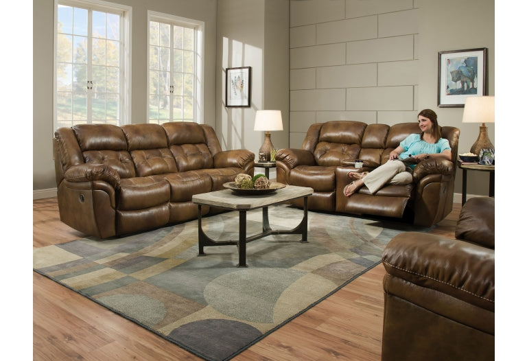 155 Cheyene Reclining Sofa - Saddle