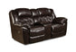 155 Cheyene Reclining Console Loveseat - Whiskey