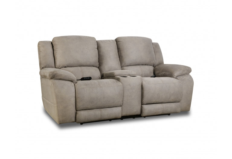 187 Power Console Loveseat- Nickel