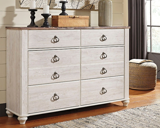 Willowton Six Drawer Dresser