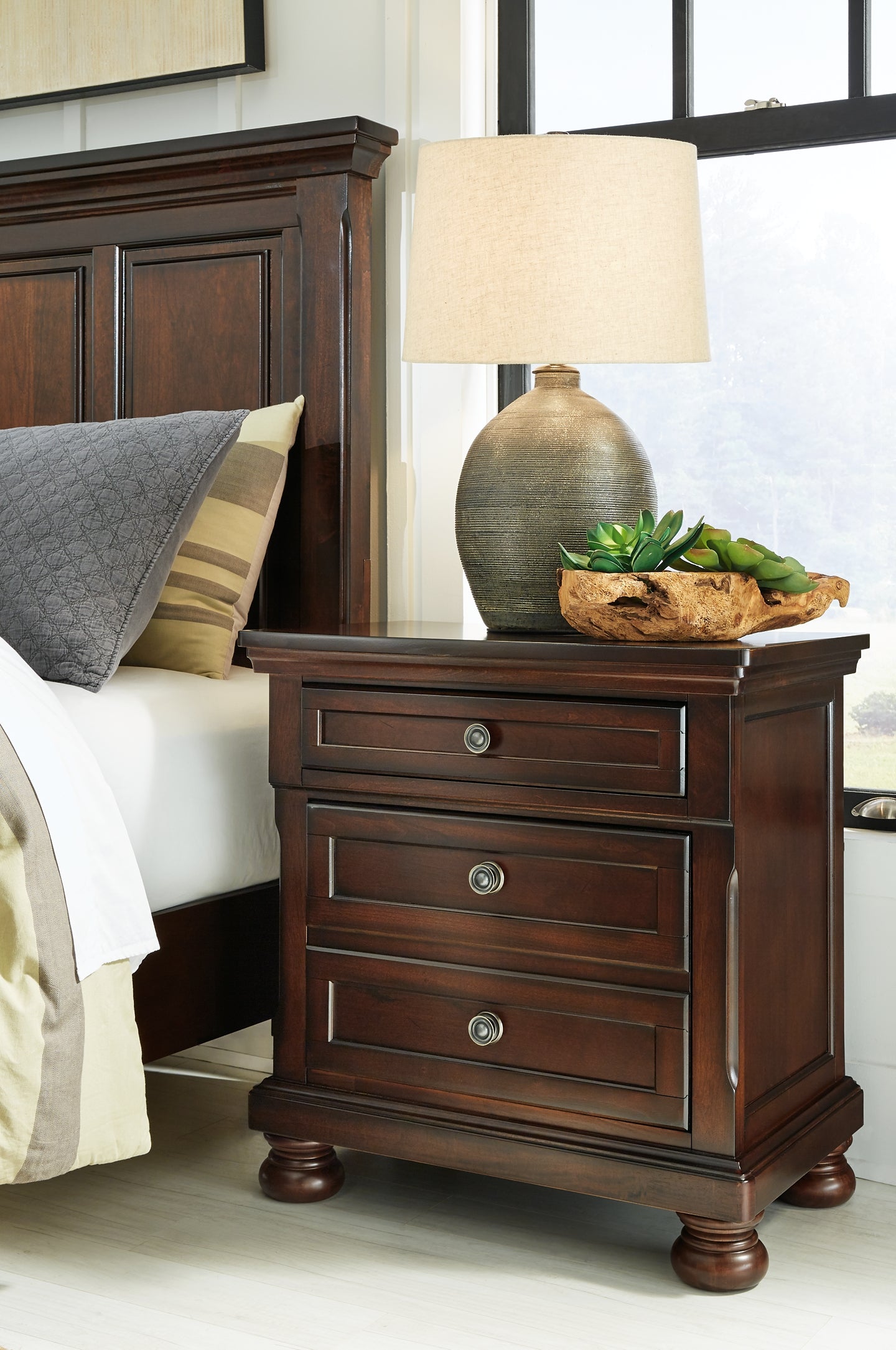 Robbinsdale Two Drawer Night Stand