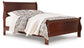 Alisdair California King Sleigh Bed with Mirrored Dresser and 2 Nightstands