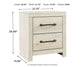 Cambeck Queen Panel Bed with 4 Storage Drawers with Mirrored Dresser, Chest and 2 Nightstands