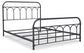 Nashburg Queen Metal Bed with Mattress