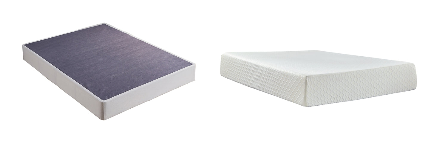 Chime 12 Inch Memory Foam Mattress with Foundation