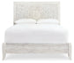 Paxberry Queen Panel Bed with Mirrored Dresser