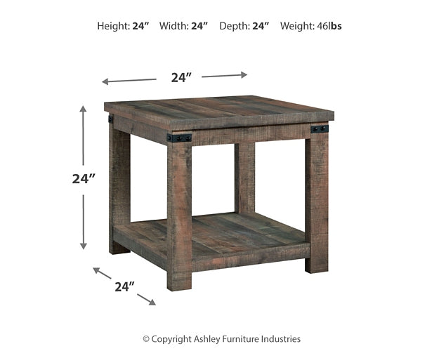 Hollum Coffee Table with 2 End Tables