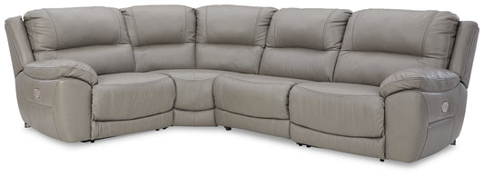 Dunleith 4-Piece Power Reclining Sectional