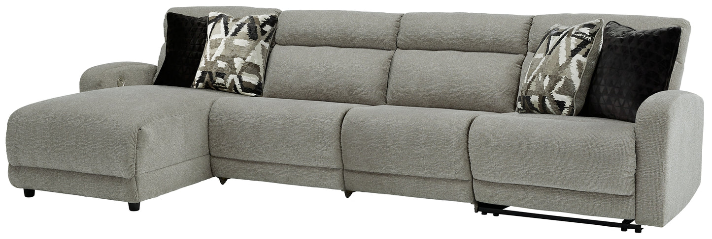 Colleyville 4-Piece Power Reclining Sectional with Chaise