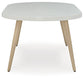 Seton Creek Oval Dining Table w/UMB OPT