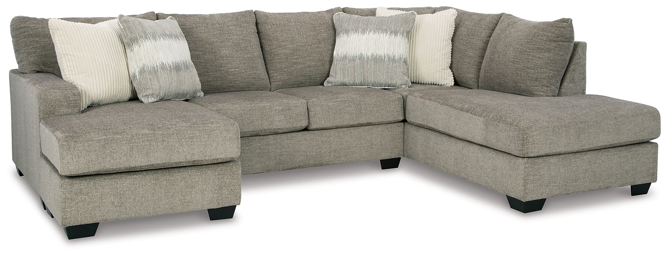 Creswell 2-Piece Sectional with Ottoman